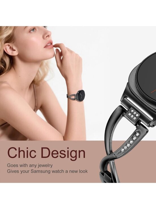 Stylish Bling Bands for Samsung Galaxy Watch 8 & Classic - Stainless Steel main image 6